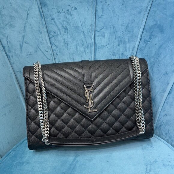 Yves Saint Laurent Handbags - Yves Saint Laurent Large Envelope Two-way Bag